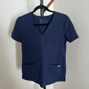 Figs Women's Navy Scrub Set - 1 top and 2 bottoms (Casma, Yola, Kade) XS